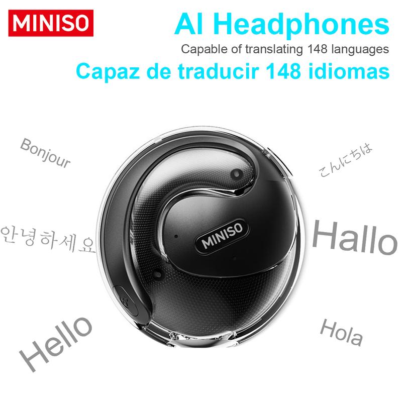 Wireless Bluetooth translation headset supports 148 languages ​​real-time Bluetooth translation supports music playback phone call headset noise reduction headset with microphone