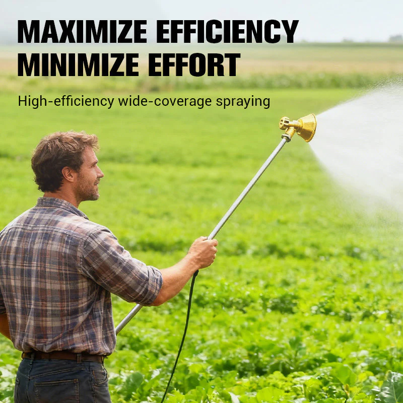 🎯✨ Brass agricultural sprinkler! Wide-angle spraying / direct water jet dual mode, agricultural and gardening universal