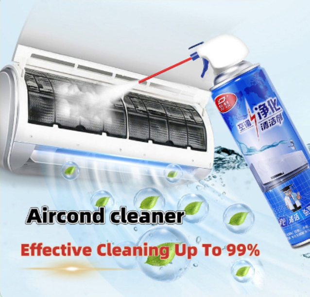 Household air conditioner cleaning agent-no disassembly, no washing, decontamination and deodorization