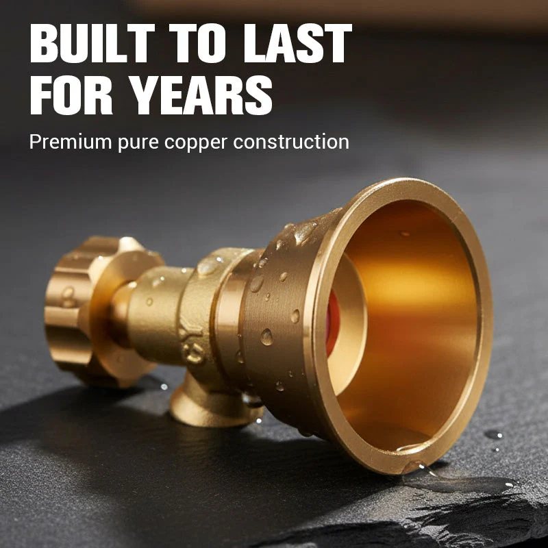 🎯✨ Brass agricultural sprinkler! Wide-angle spraying / direct water jet dual mode, agricultural and gardening universal