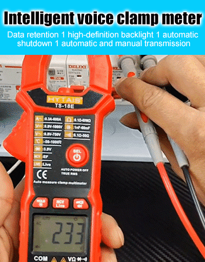Fully Automatic Clamp Language Multimeter 