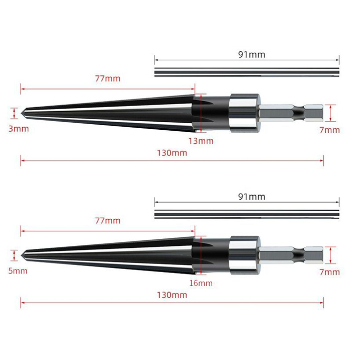 【Buy 1 Get 1 Free】High speed steel alloy cone drill bit for drilling and expanding holes. ✅Suitable for wood, metal, plastic.