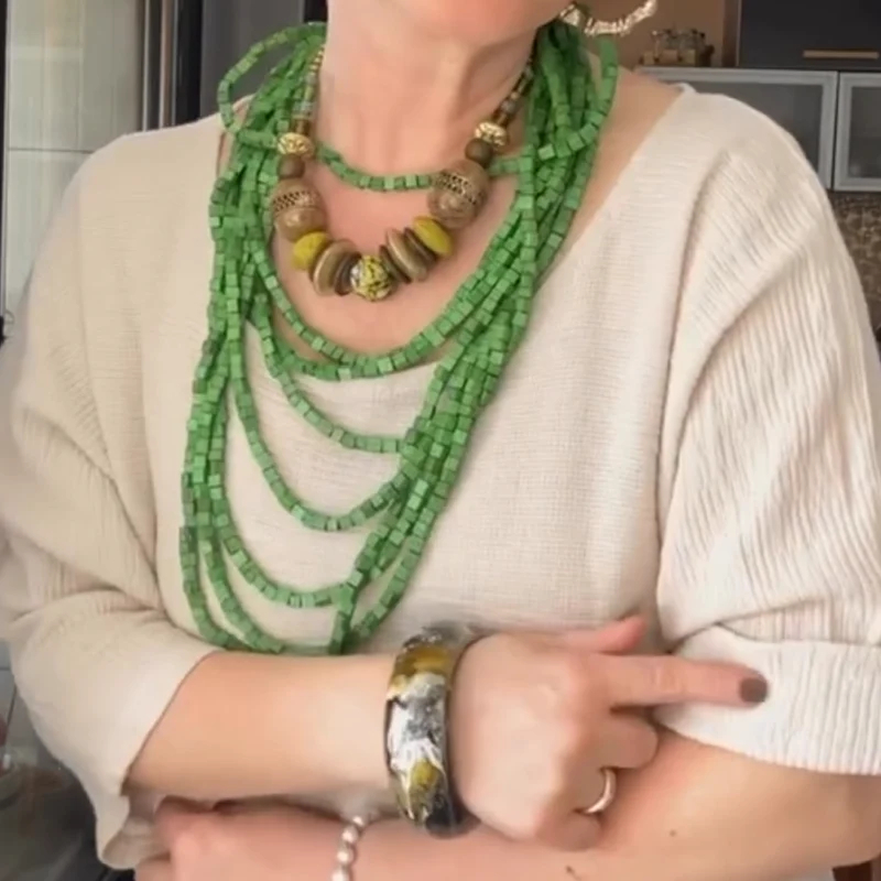 【S-3XL】👗Solid color long skirt set