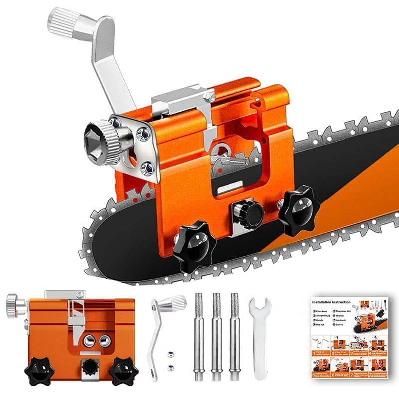 Multipurpose Portable Chain Saw Blade Sharpener