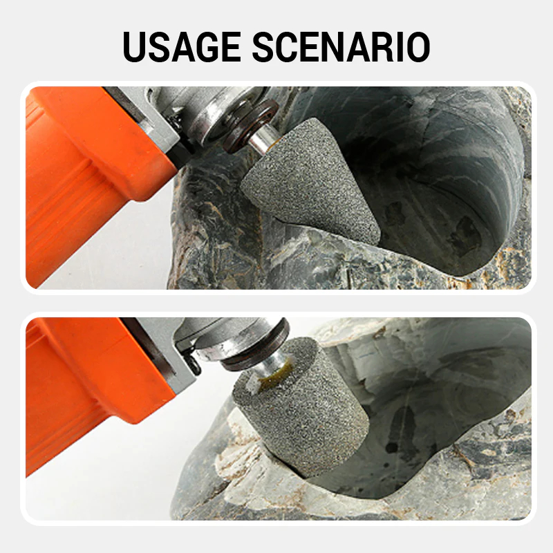 👨‍🔧👍 Shaped Stone Processing Grinding and Polishing Angle Grinder Head 💎🔧