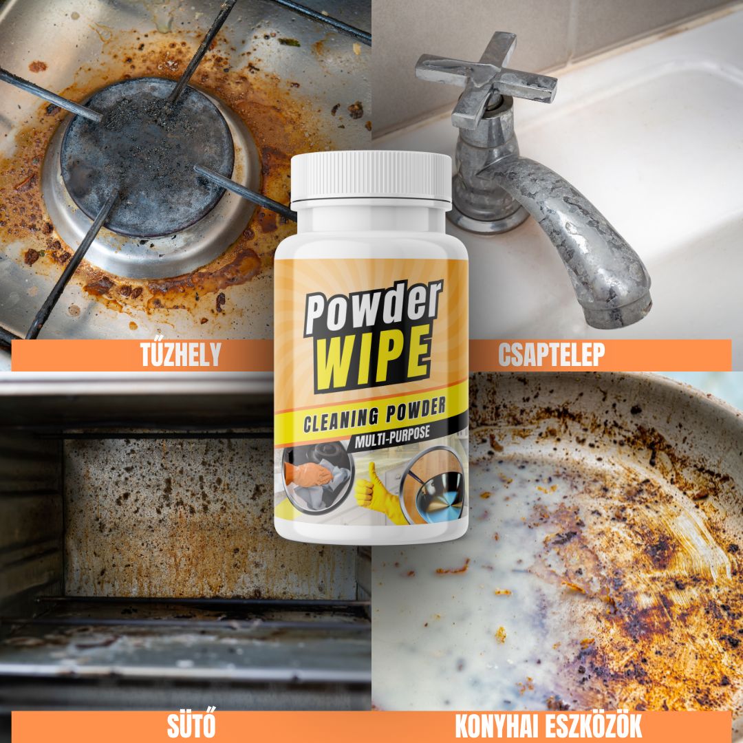 PowderWipe - multi-purpose cleaning powder