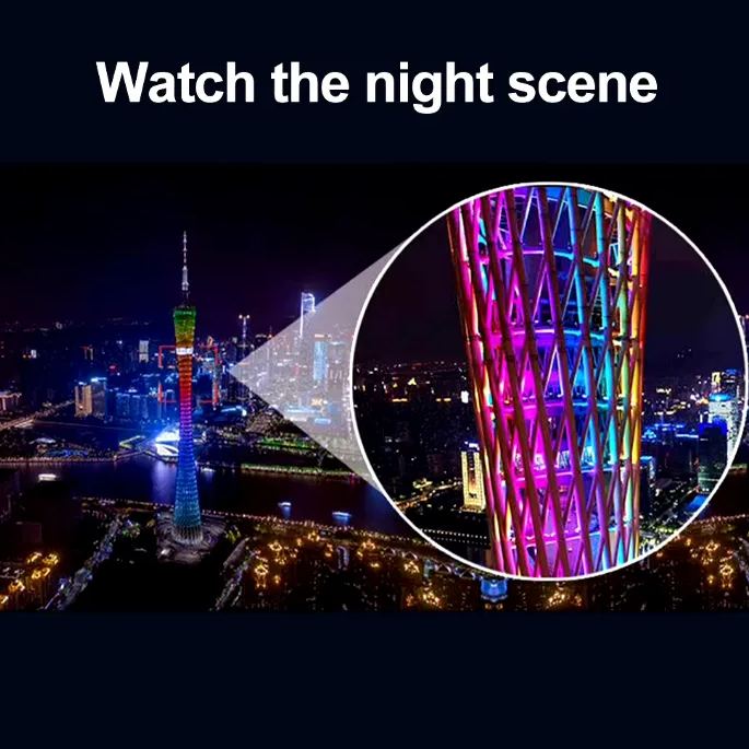 Mini Portable HD Night Vision Zoom Monocular Telescope