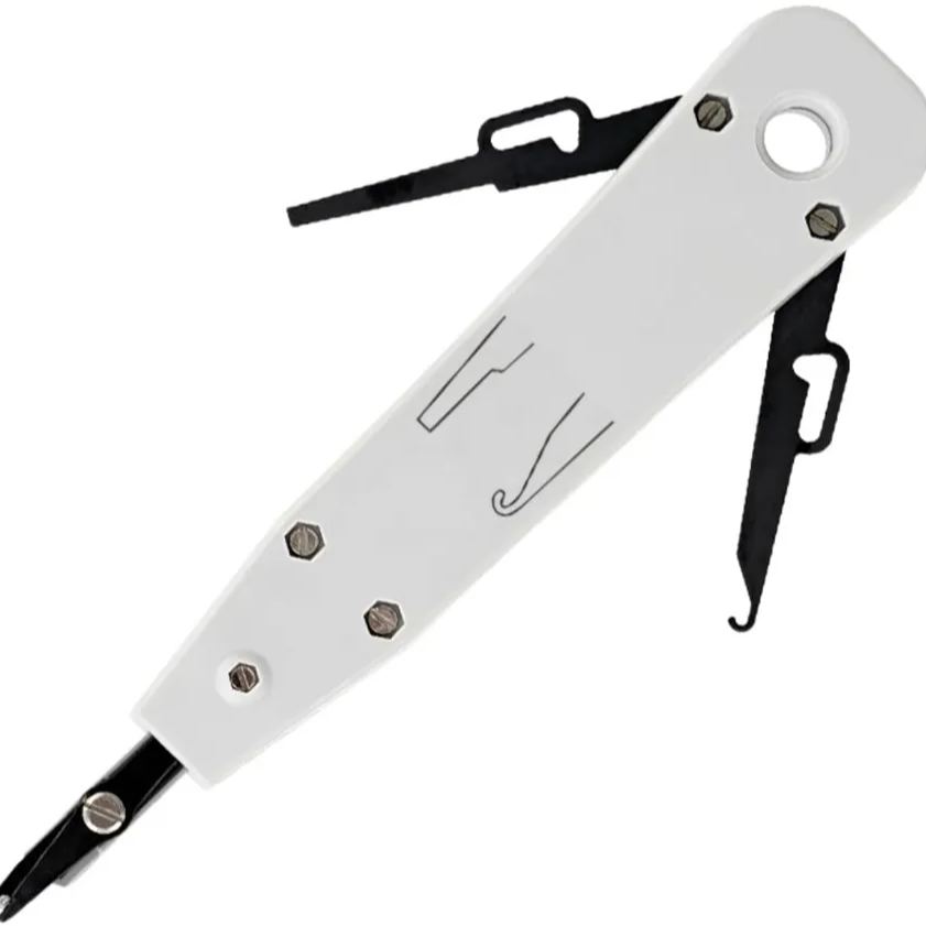Punch Down Tool Versatile Network Wire Impact Punch-Down Tool Ergonomic Design for Cutting