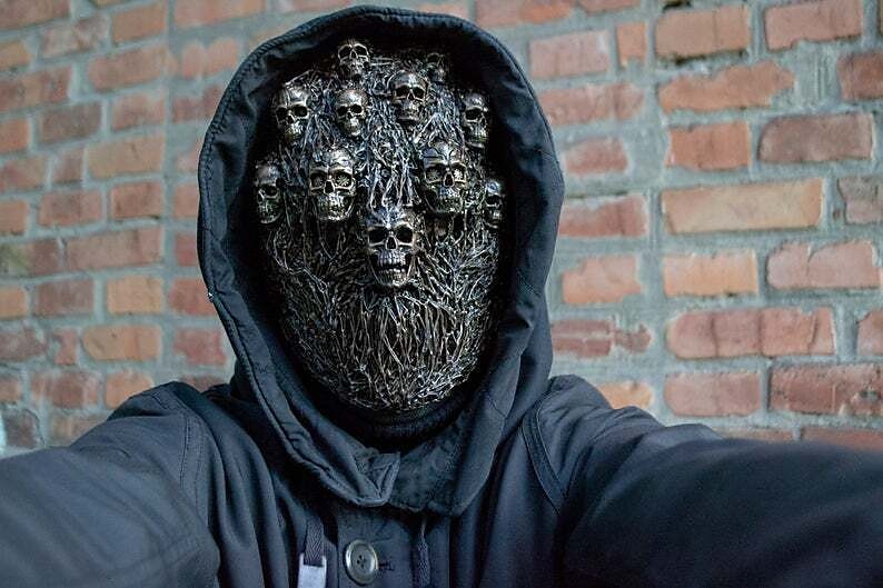 Steampunk Mask Skull Ghost Punk Ghost Accessories Adults' Unisex Scary Costume Carnival Easy Halloween Costumes 2024 - $16.99 &ndash;P7