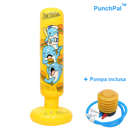PunchPalTM Sac de box gonflabil pentru copii