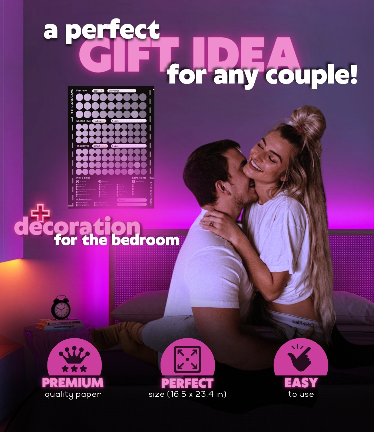  Scratch off Poster 169 date night ideas and conversations a perfect addition and decoration for the bedroom great idea for any couple