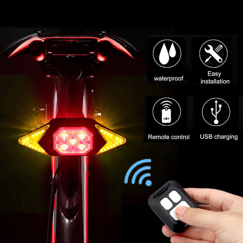 WatchOut bicycle turn signal light