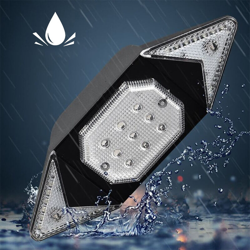 WatchOut bicycle turn signal light