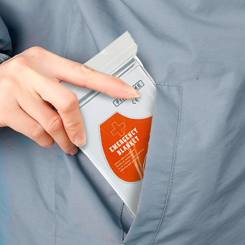 [Special Gift] Silver Double-Sided Waterproof Portable Outdoor Emergency Blanket
