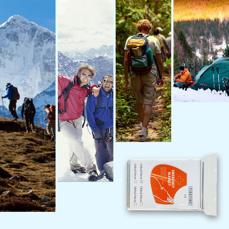 [Special Gift] Silver Double-Sided Waterproof Portable Outdoor Emergency Blanket