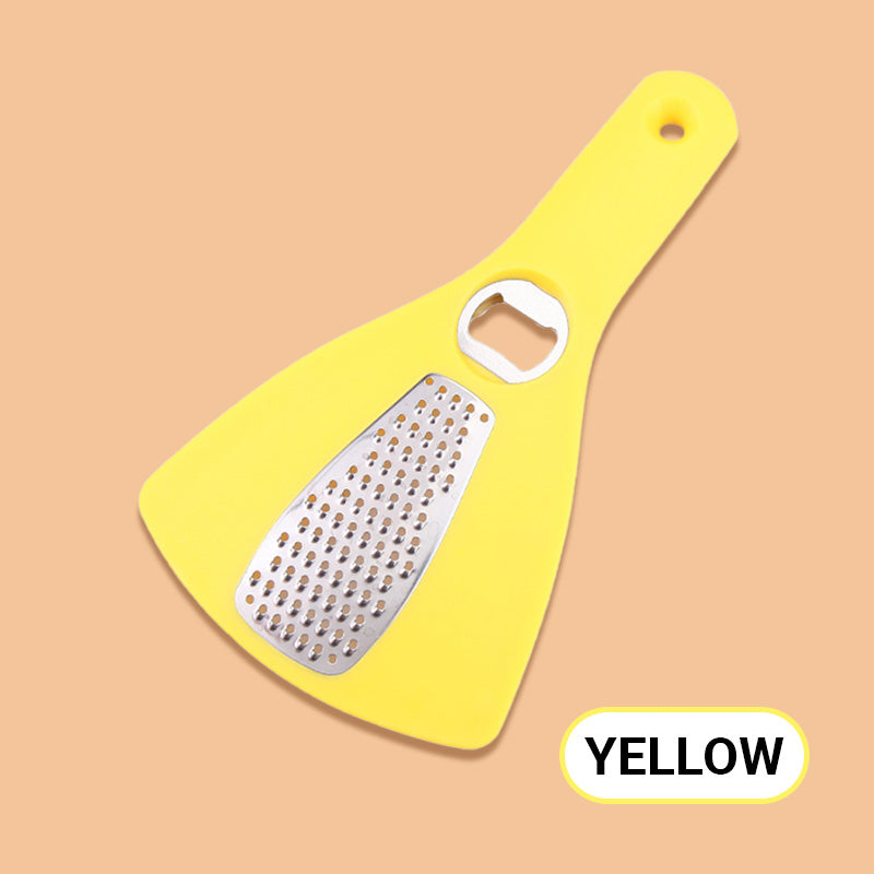 Can opener, bottle opener, vegetable grater 3 in 1