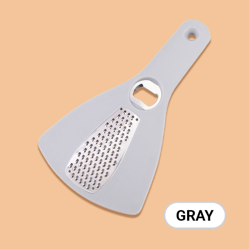 Can opener, bottle opener, vegetable grater 3 in 1