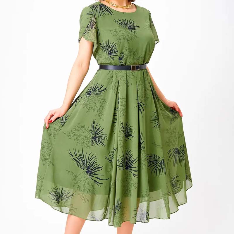 High quality women's A-line corset dress