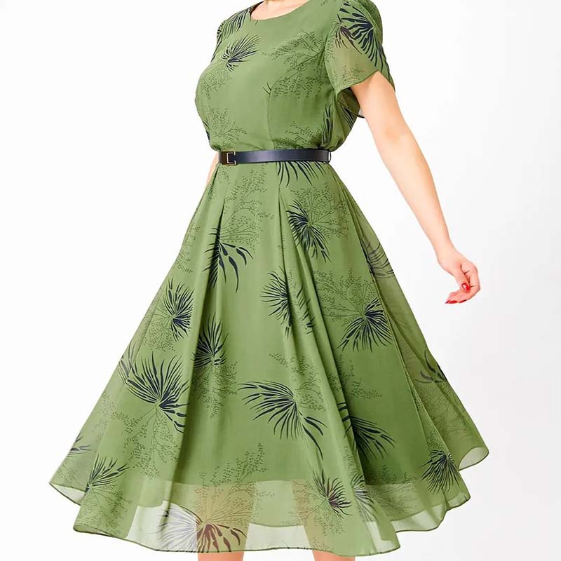 High quality women's A-line corset dress