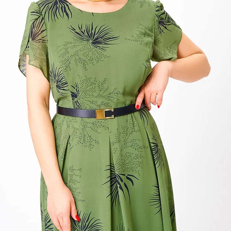 High quality women's A-line corset dress