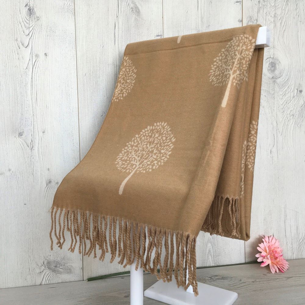 Tree of Life Cashmere Scarf