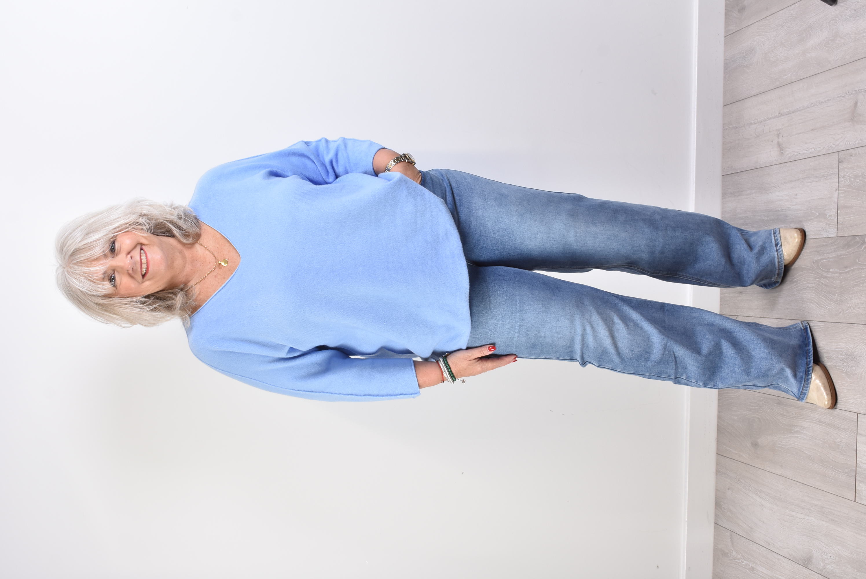 Oxford V Neck Knit