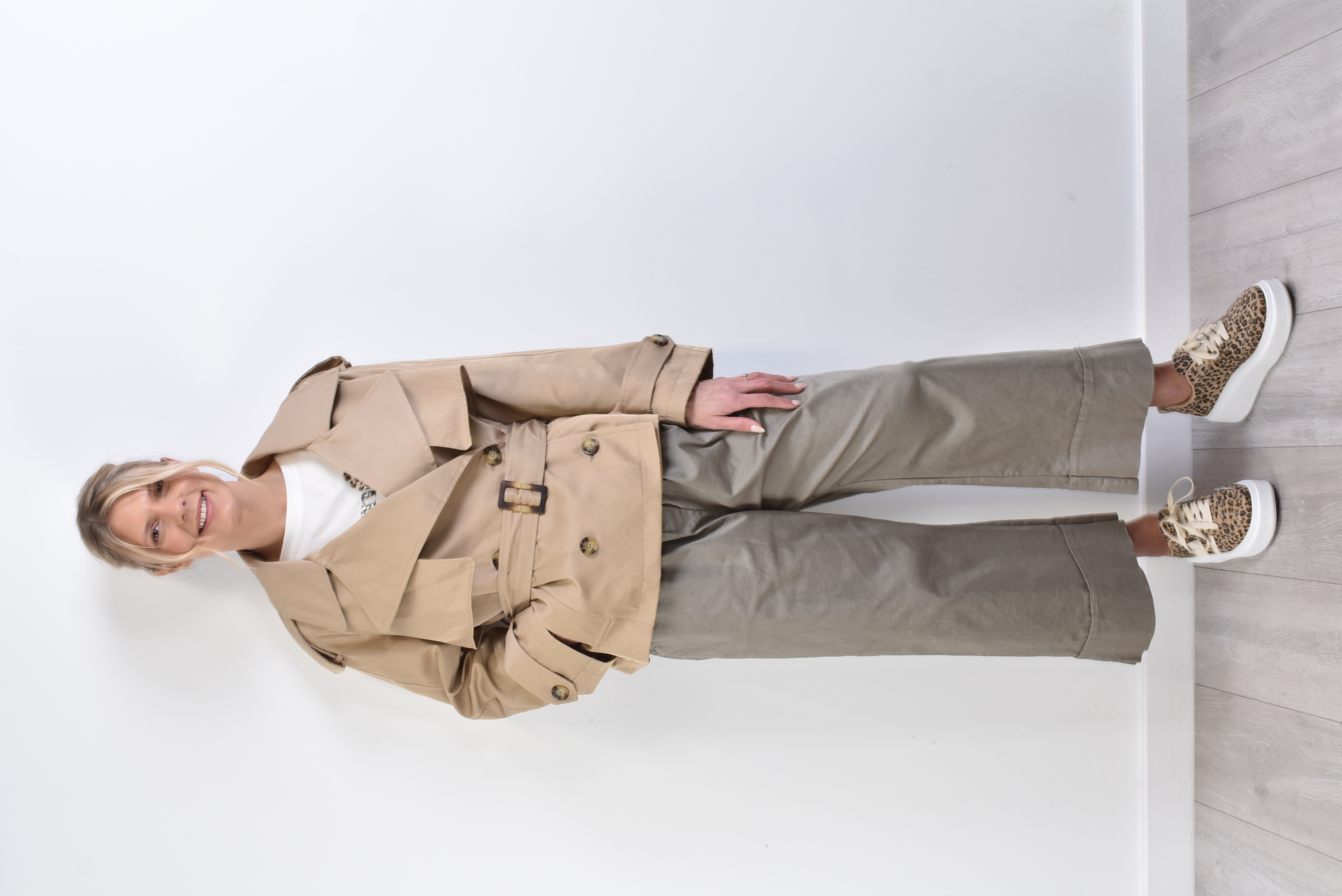 Brompton Cropped Trench Jacket
