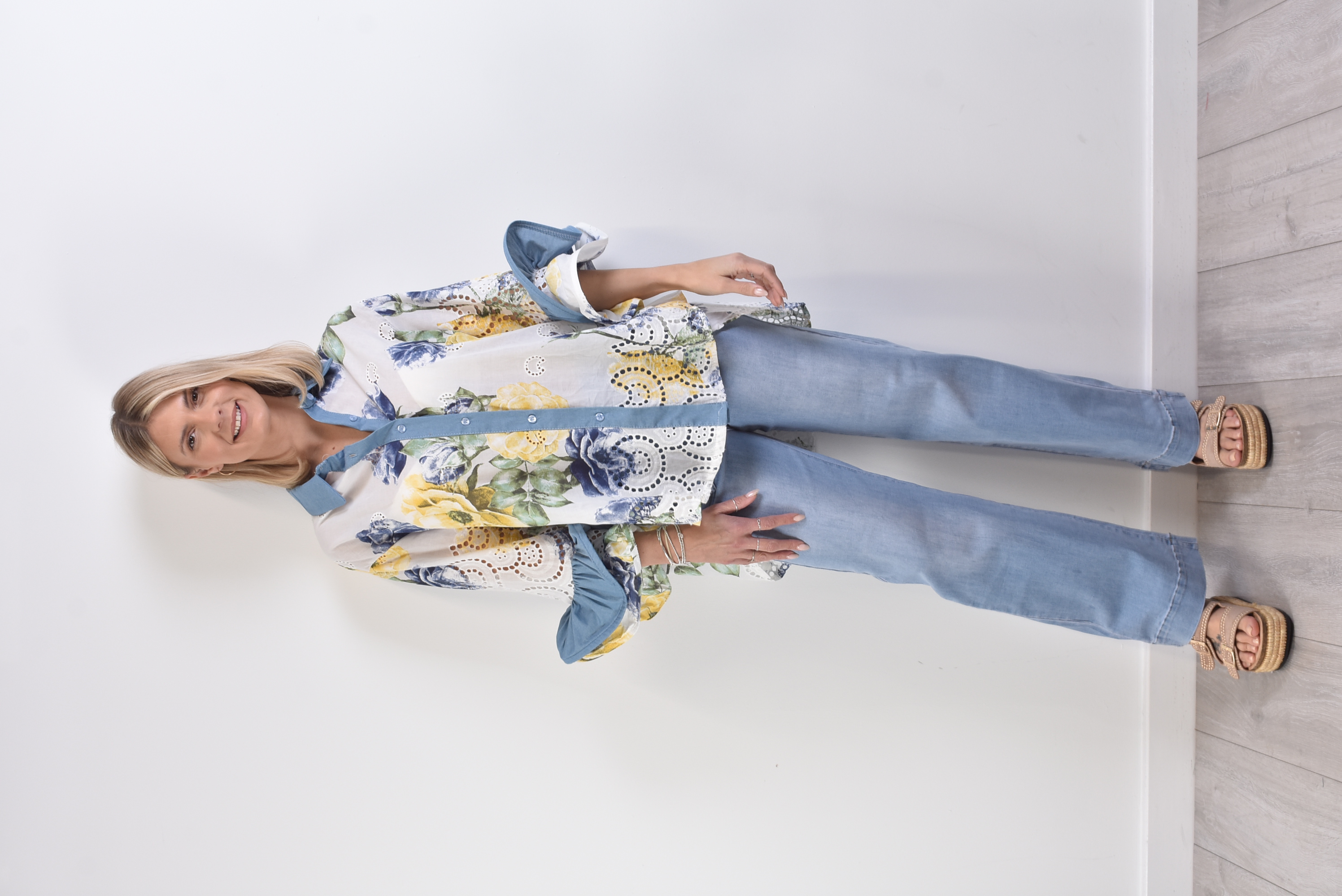 Salcombe Flute Sleeve Shirt