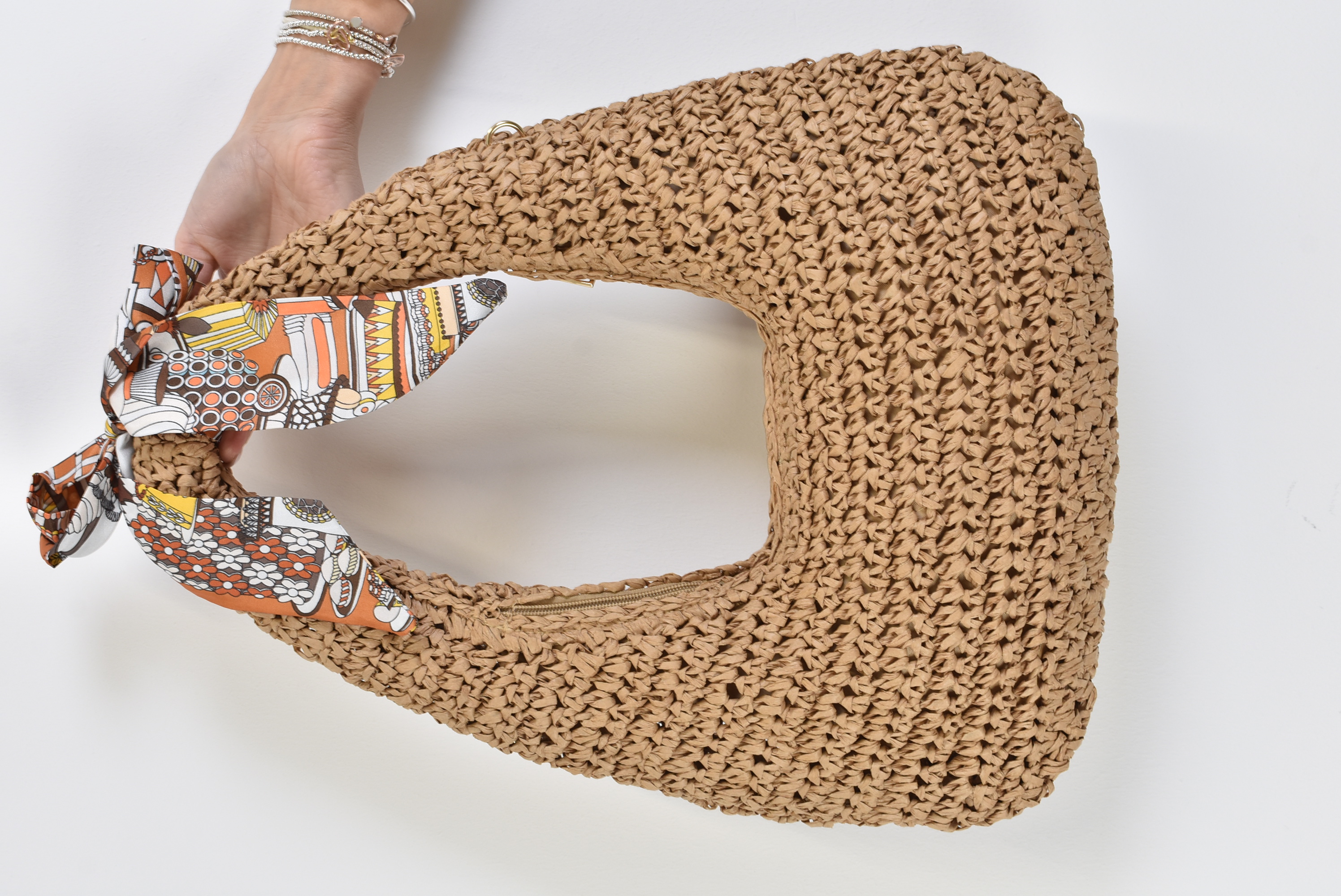 Hessian Scarf Bag