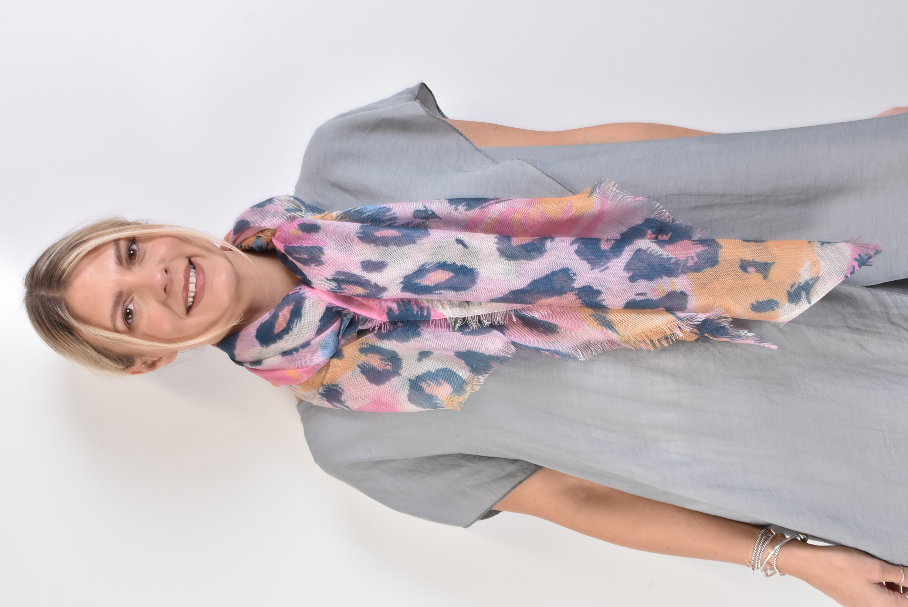 Mombasa Animal Print  Linen Scarf