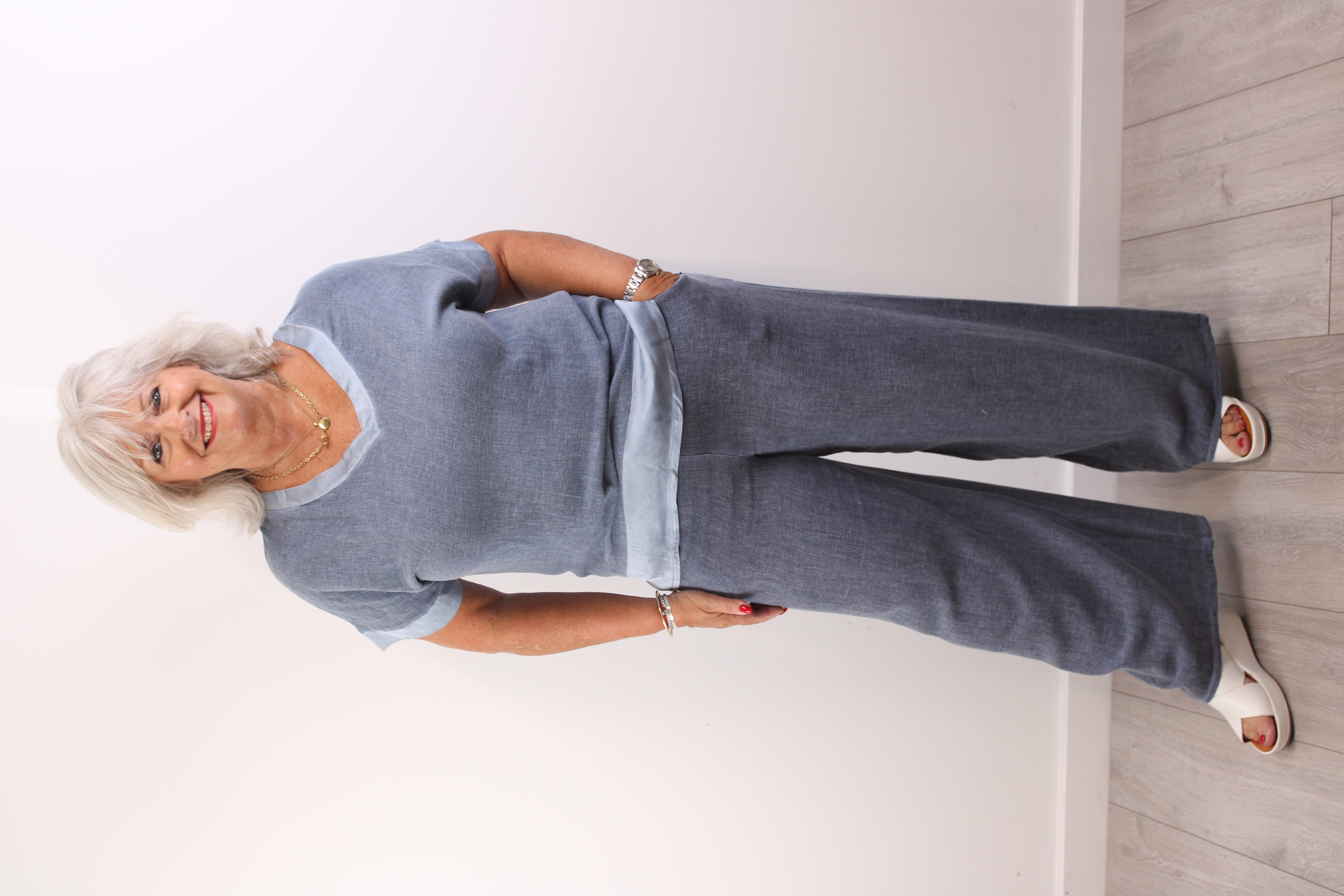 Sicily Silk Trim Top 