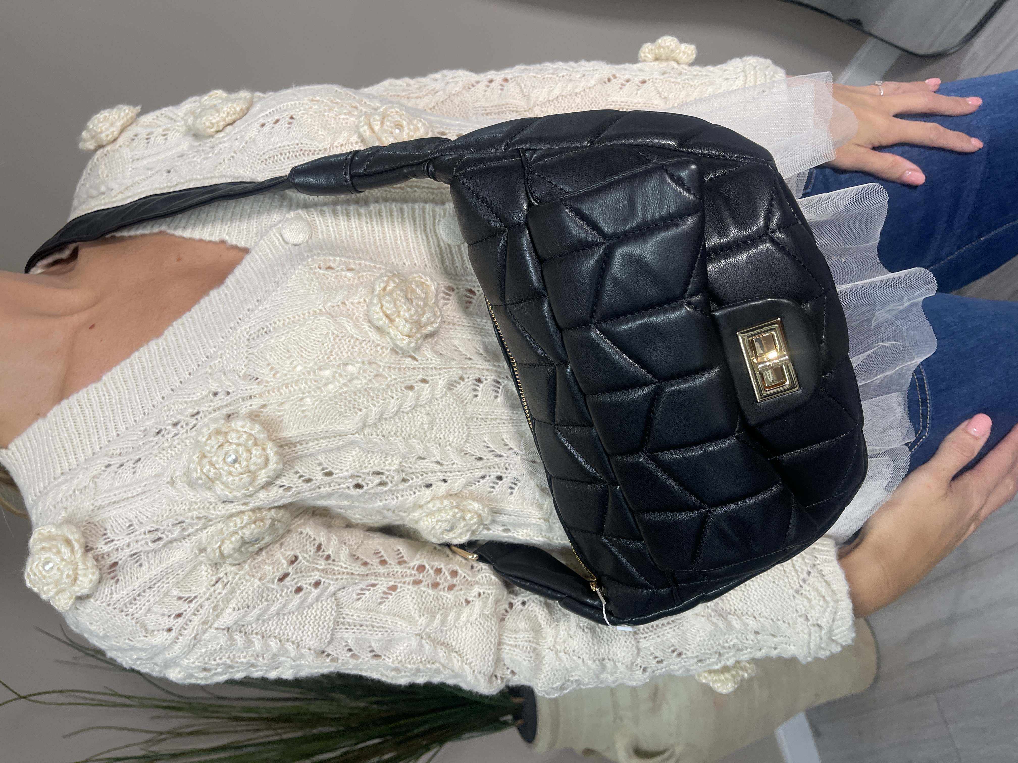 Coco Quilted Crossbody Bag