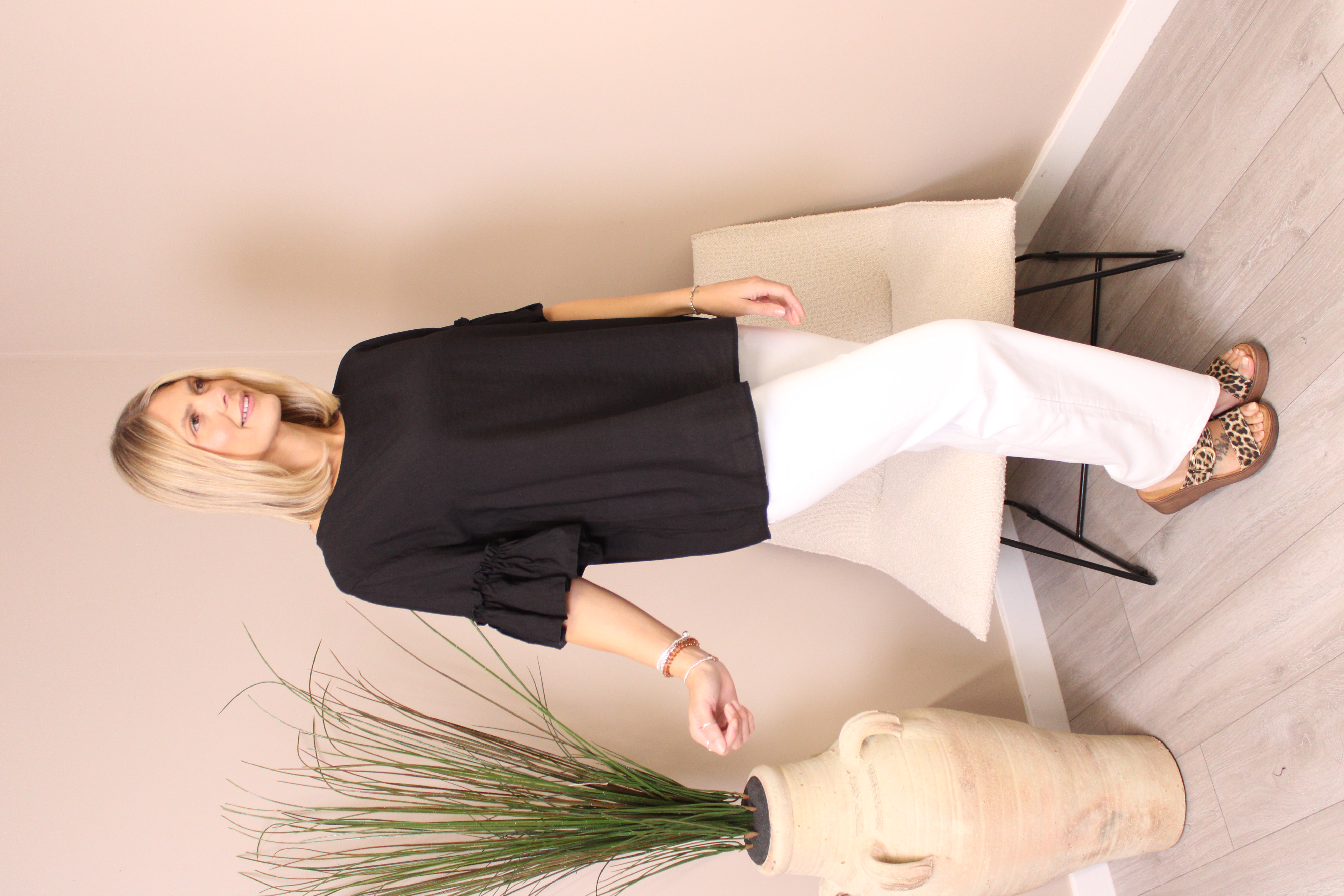 Georgia Ruffle Sleeve Top