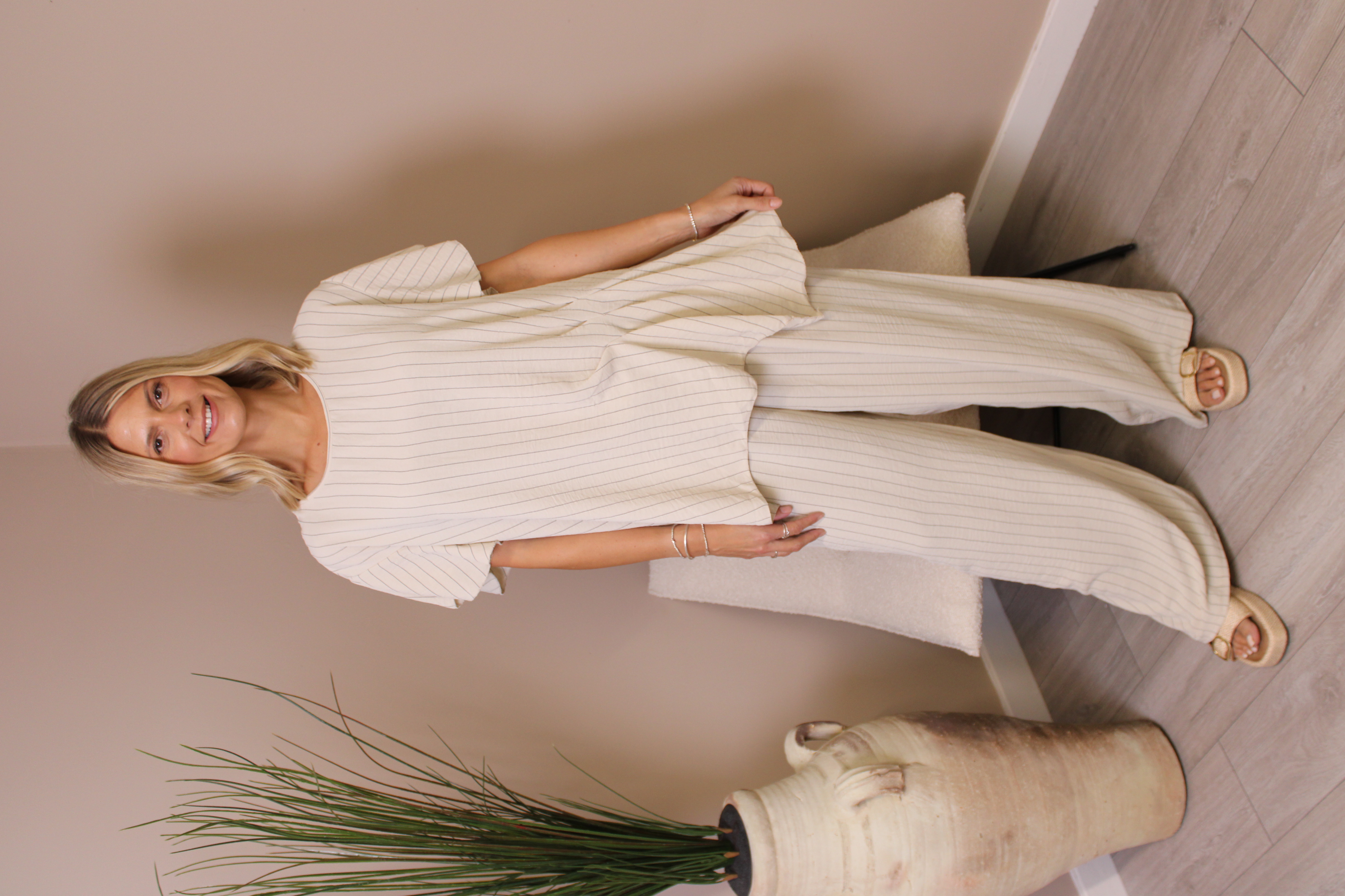 Boston Pinstripe Set