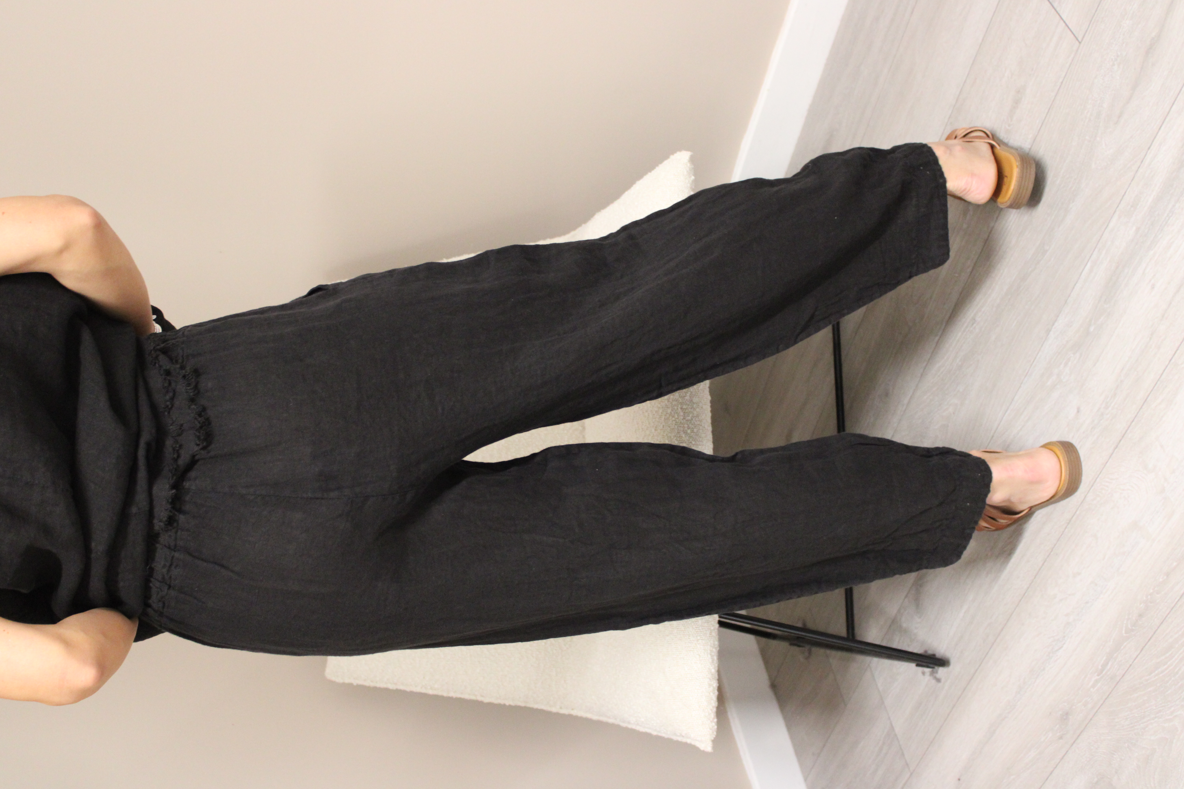 Amalfi Linen V-Cut Trousers