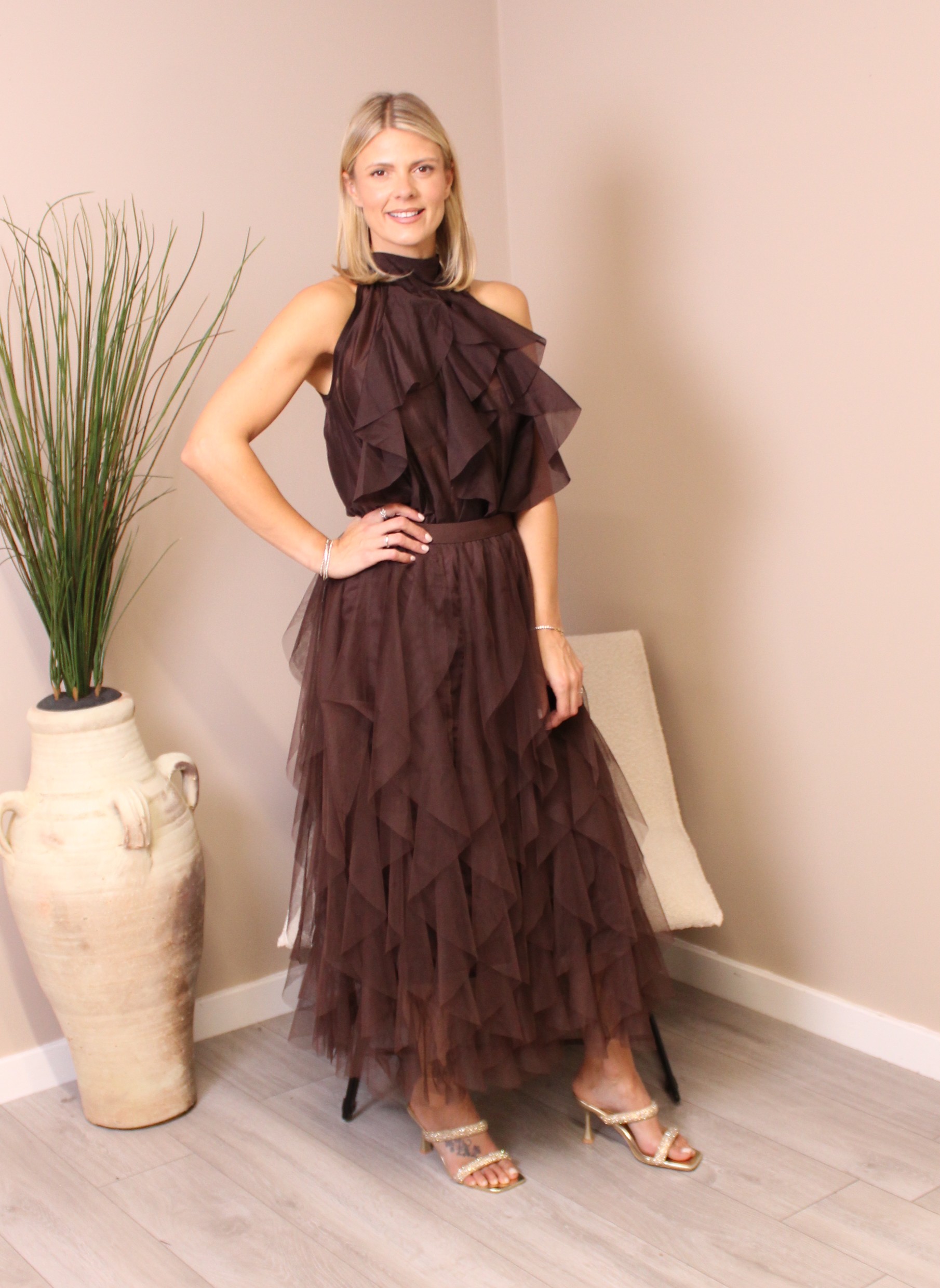 Bromley Net Skirt