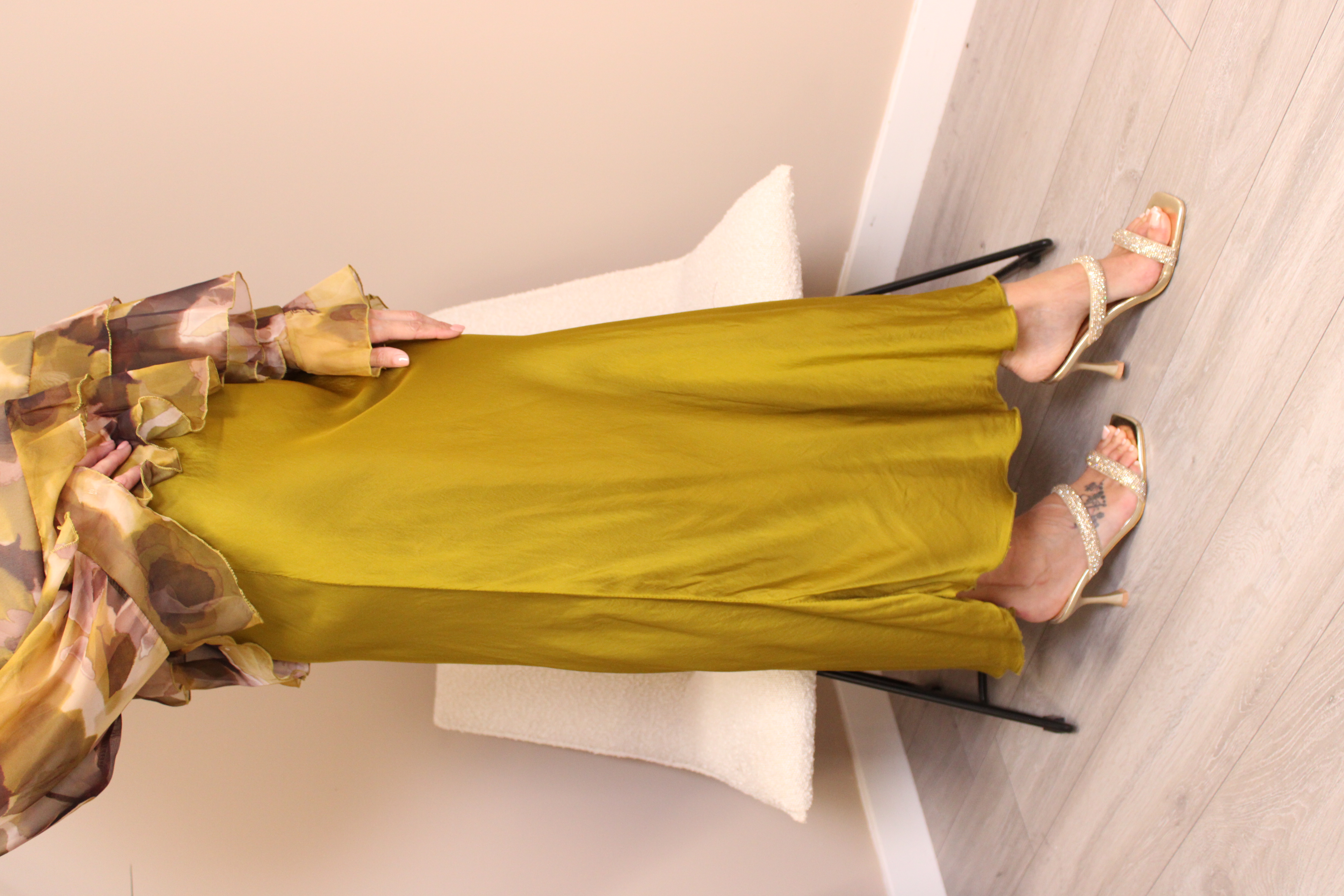 Vienna Silk Slip Skirt