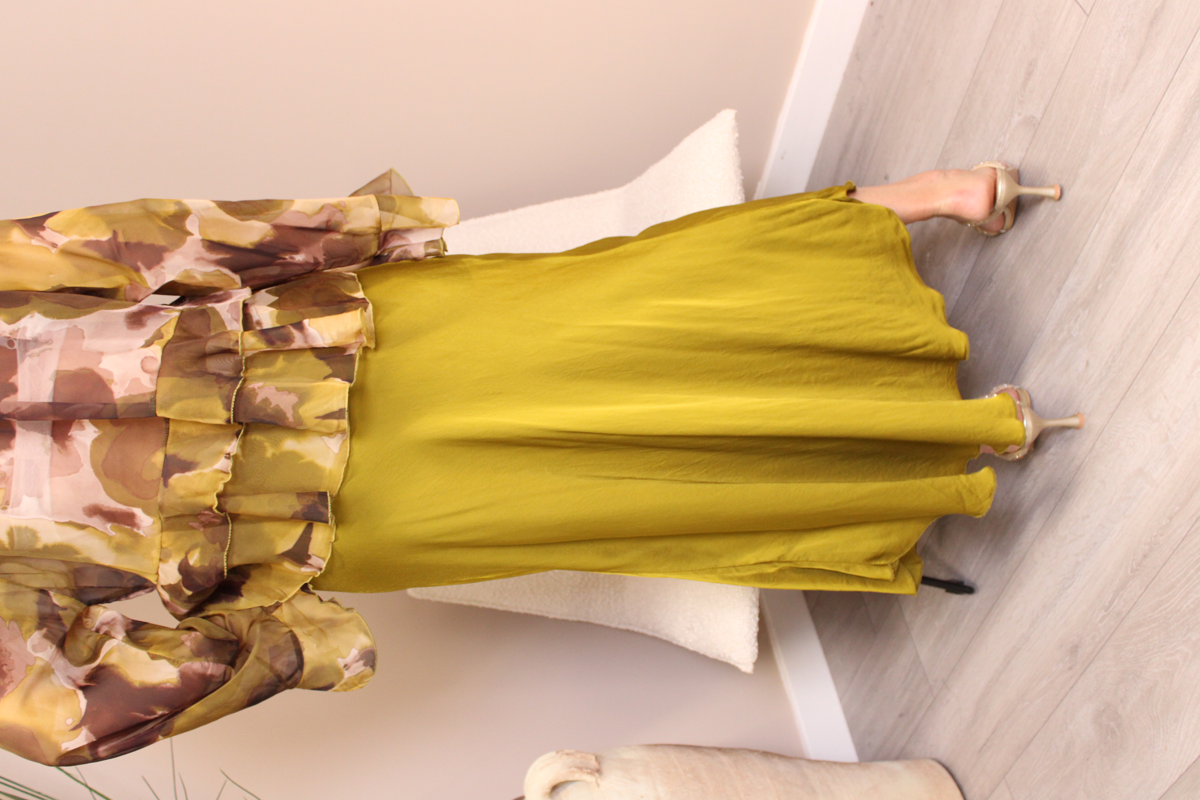 Vienna Silk Slip Skirt