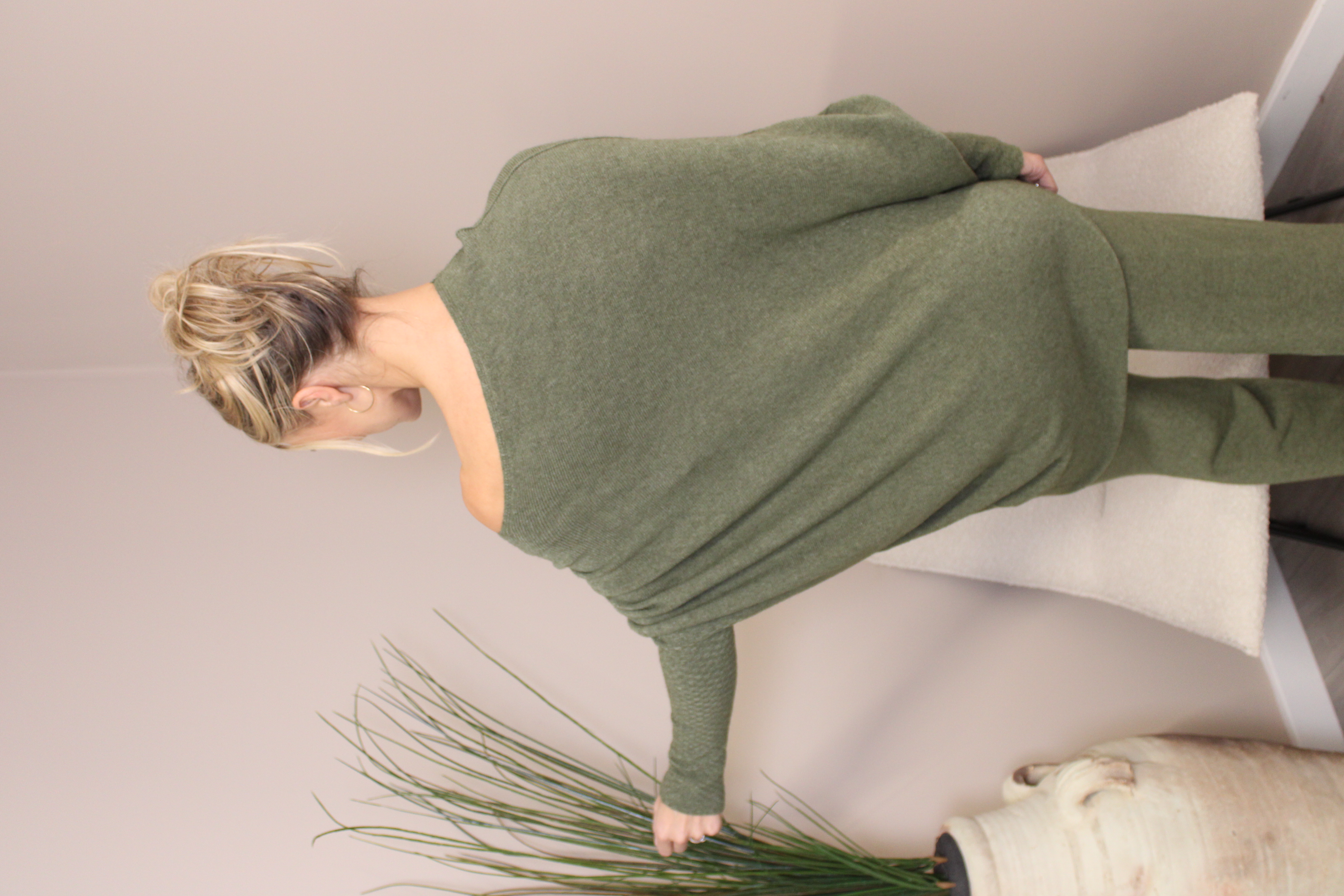 Oxford Asymmetric Knit