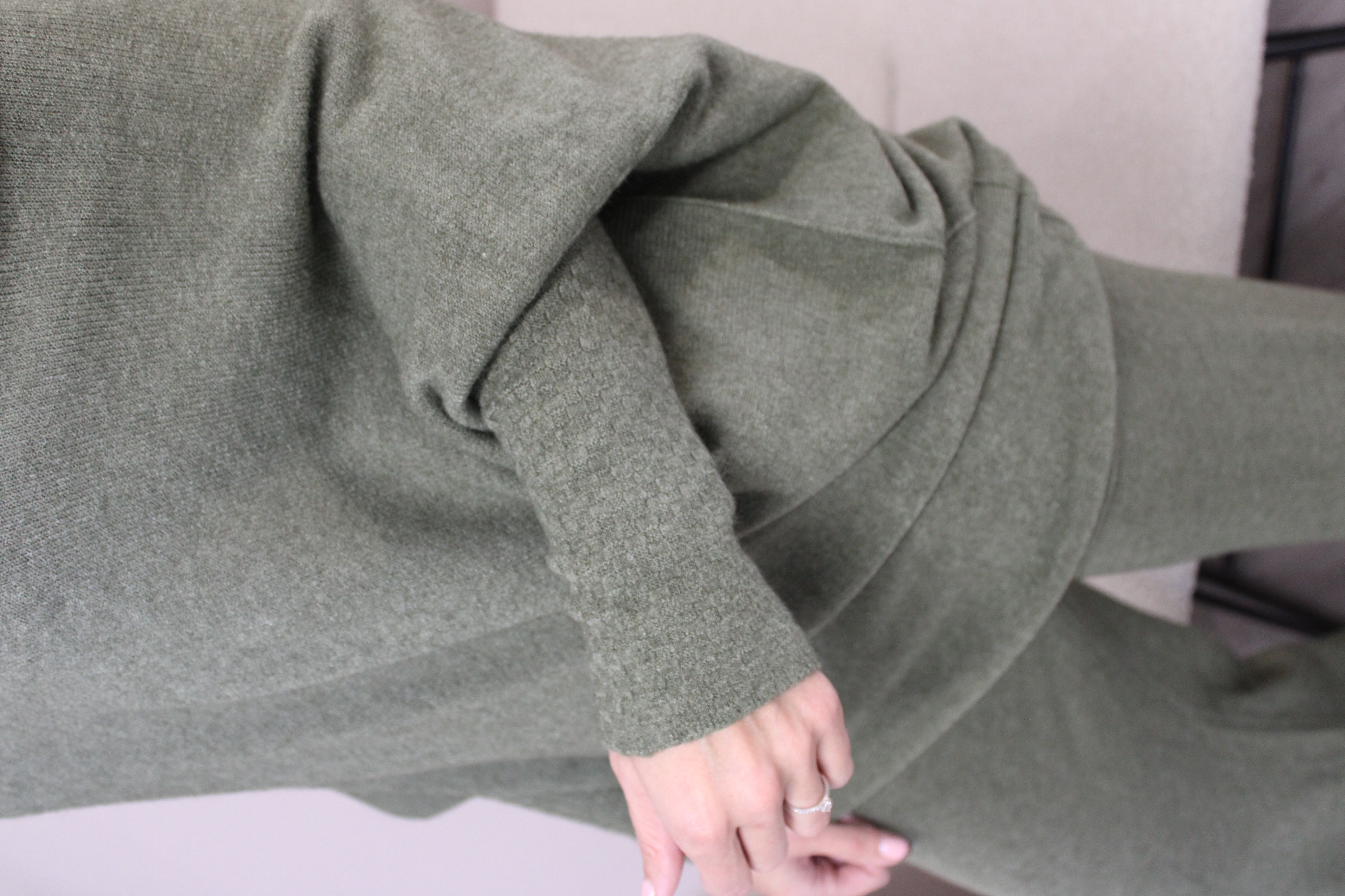 Oxford Asymmetric Knit