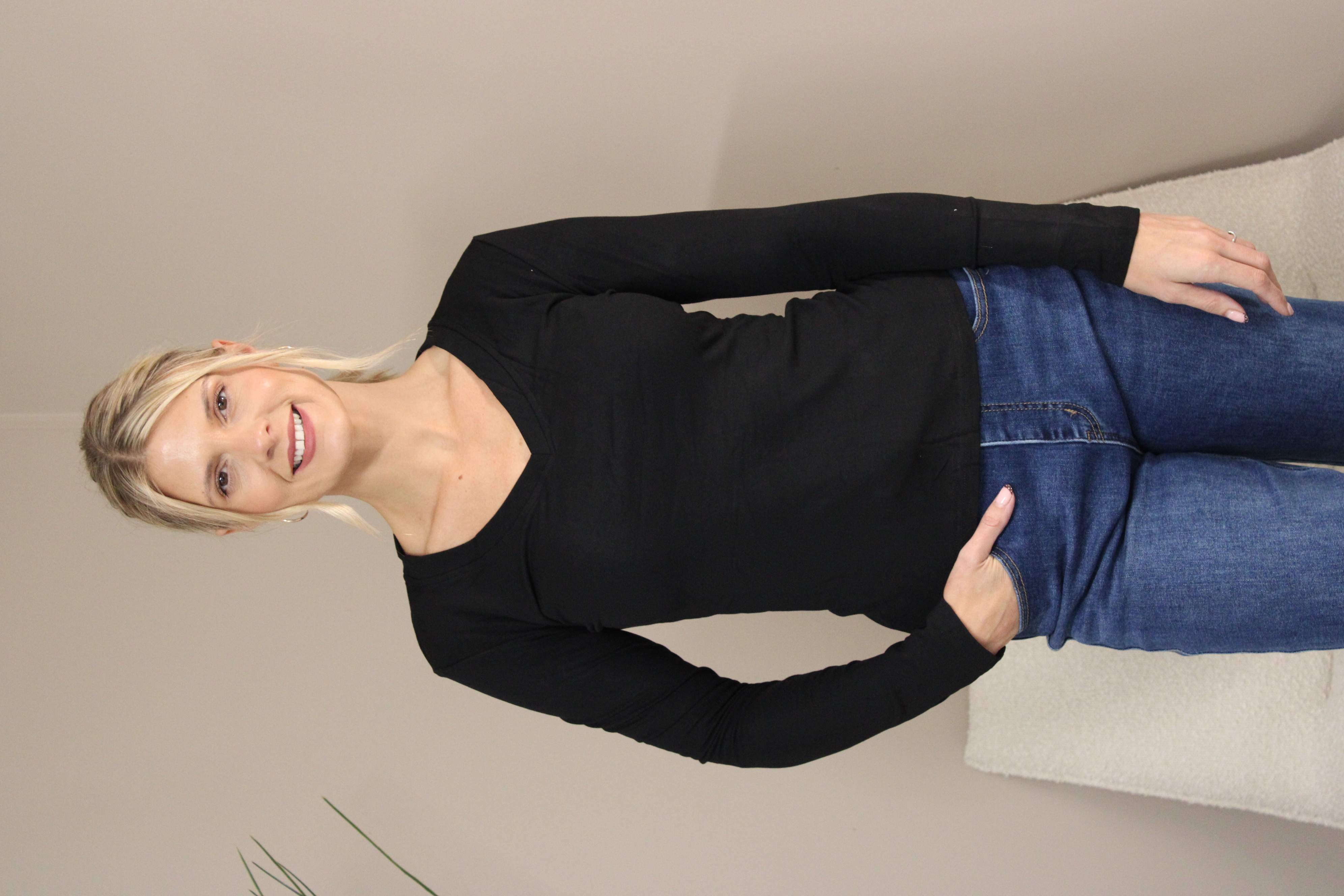 Milan V Neck Classic Top