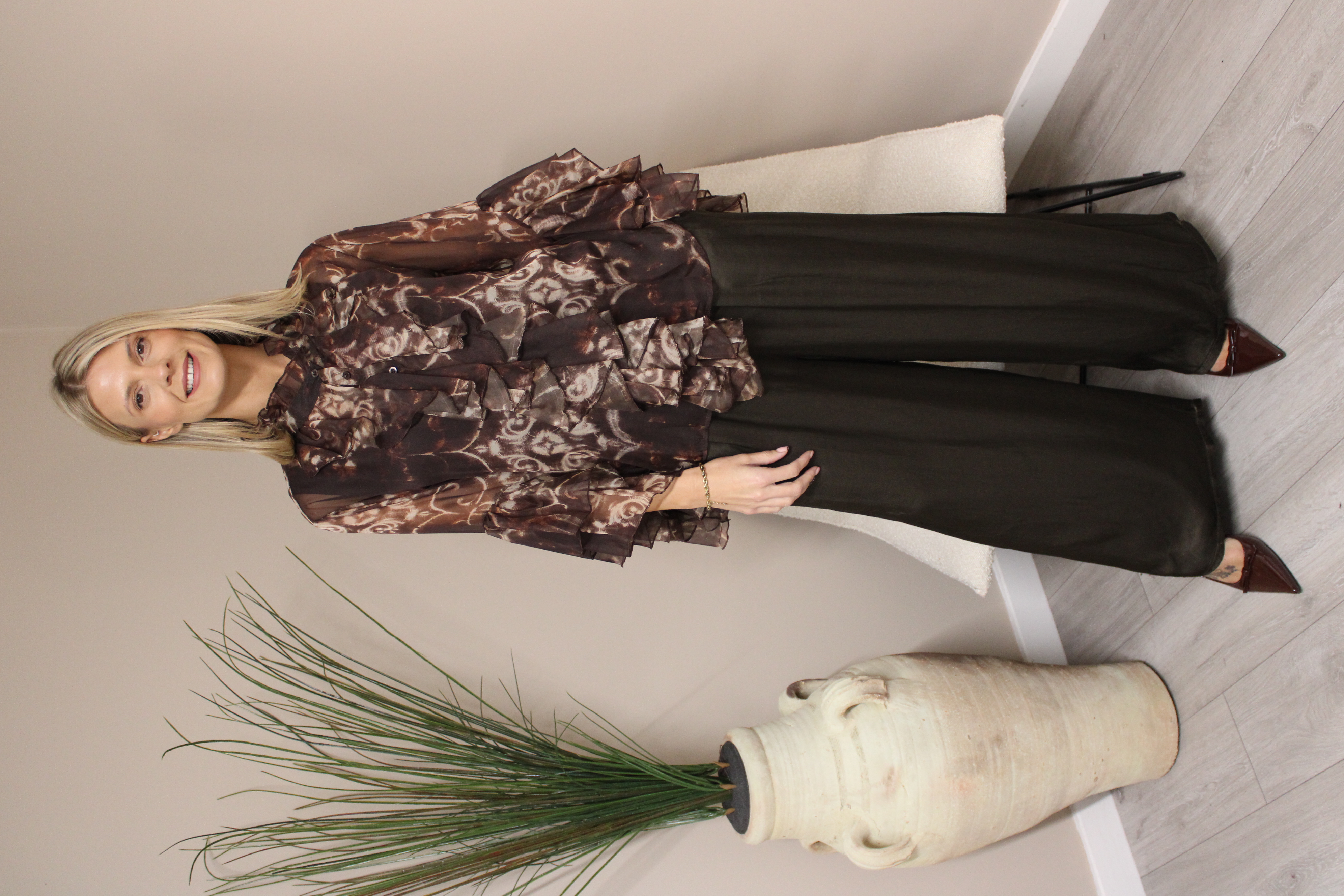 Vienna Ruffle Blouse