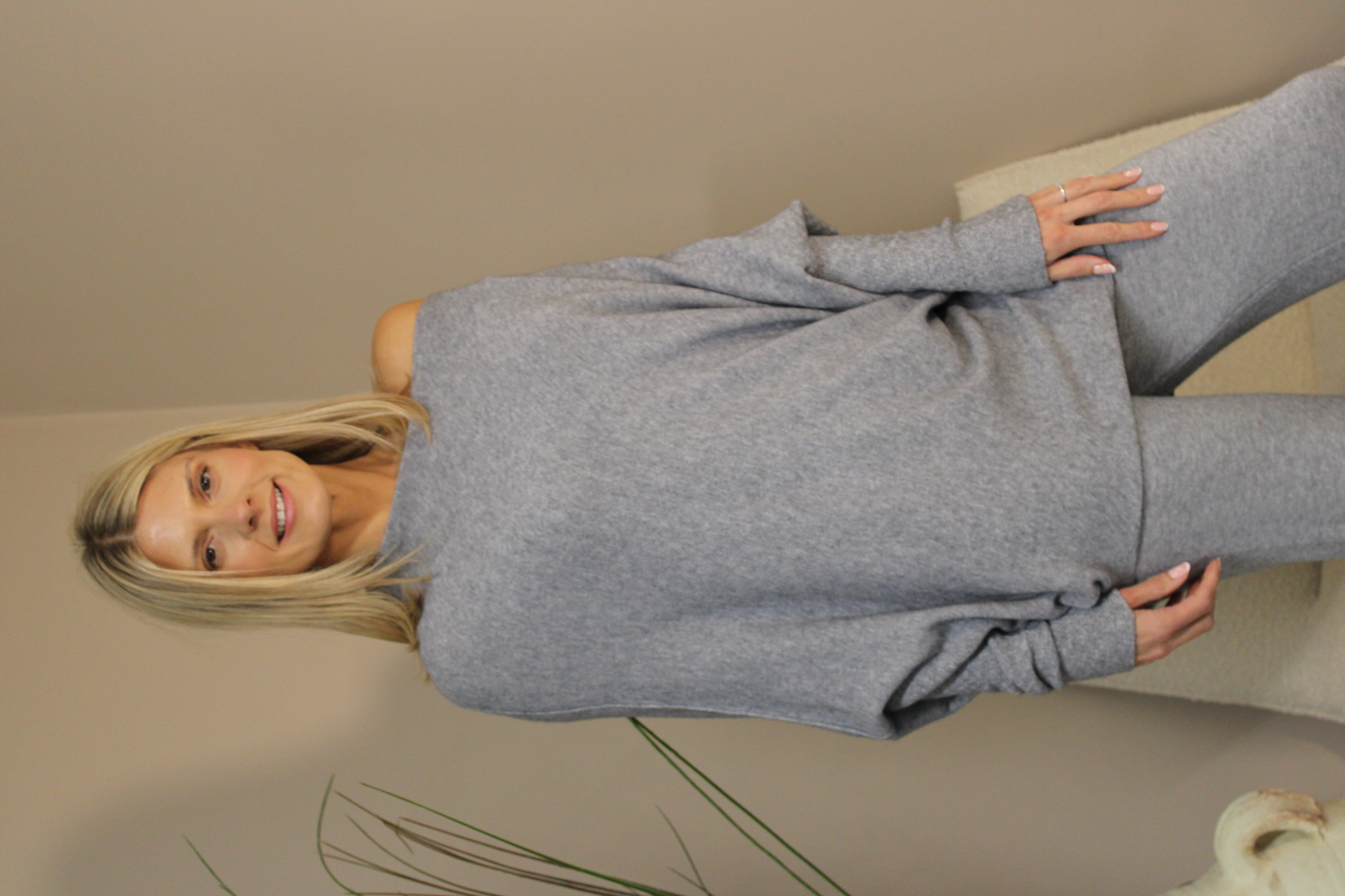 Oxford Asymmetric Knit