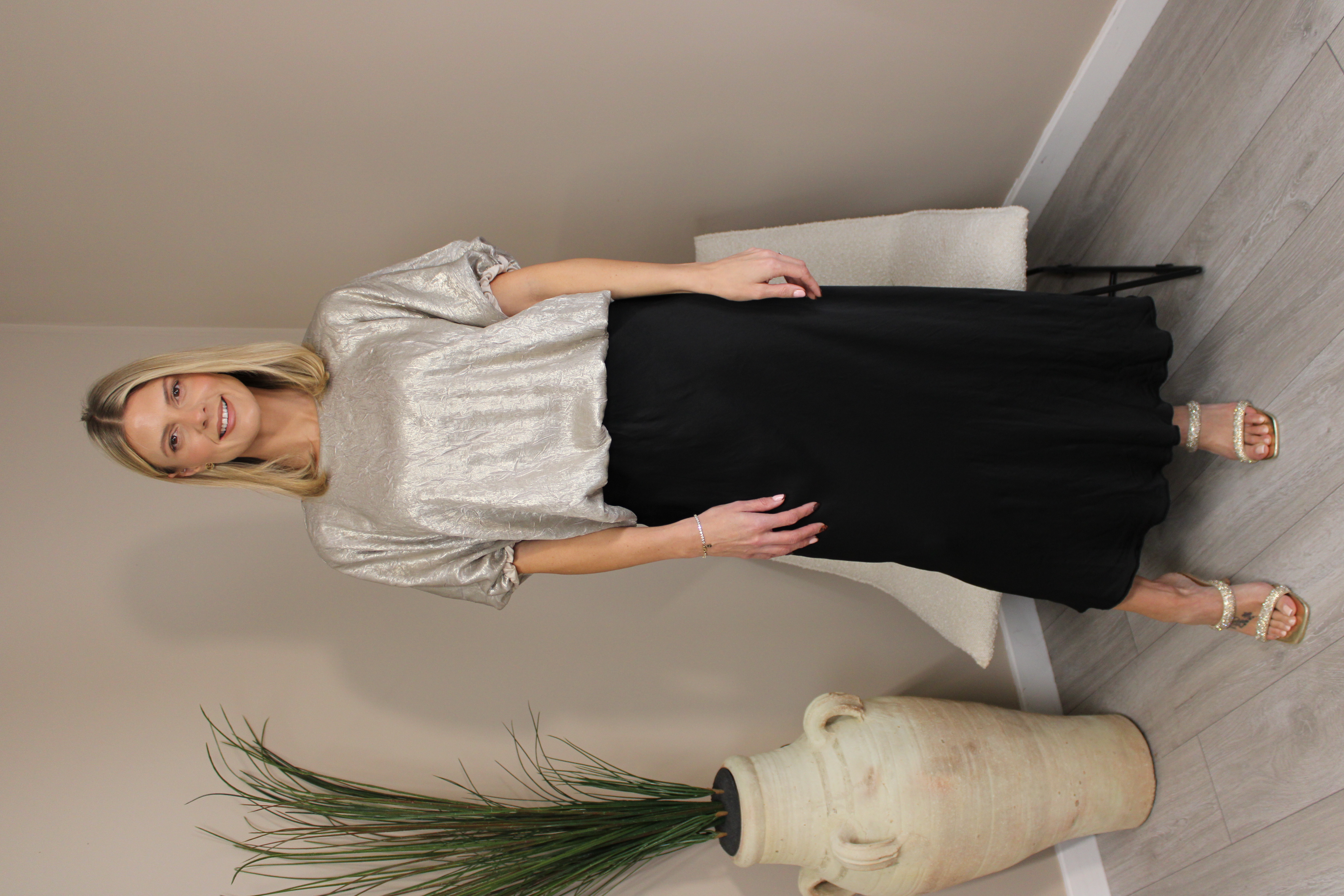 Vienna Silk Slip Skirt