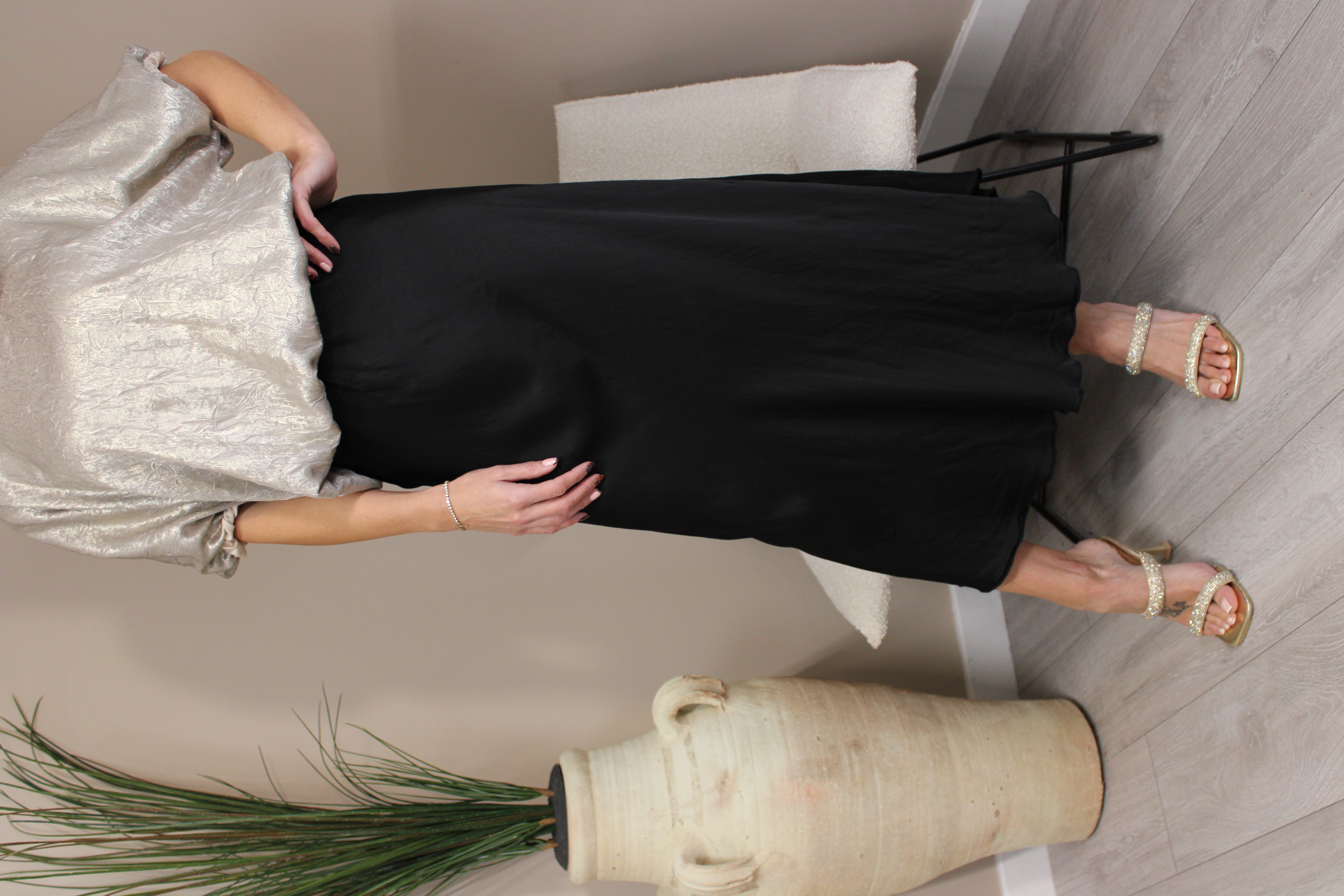 Vienna Silk Slip Skirt