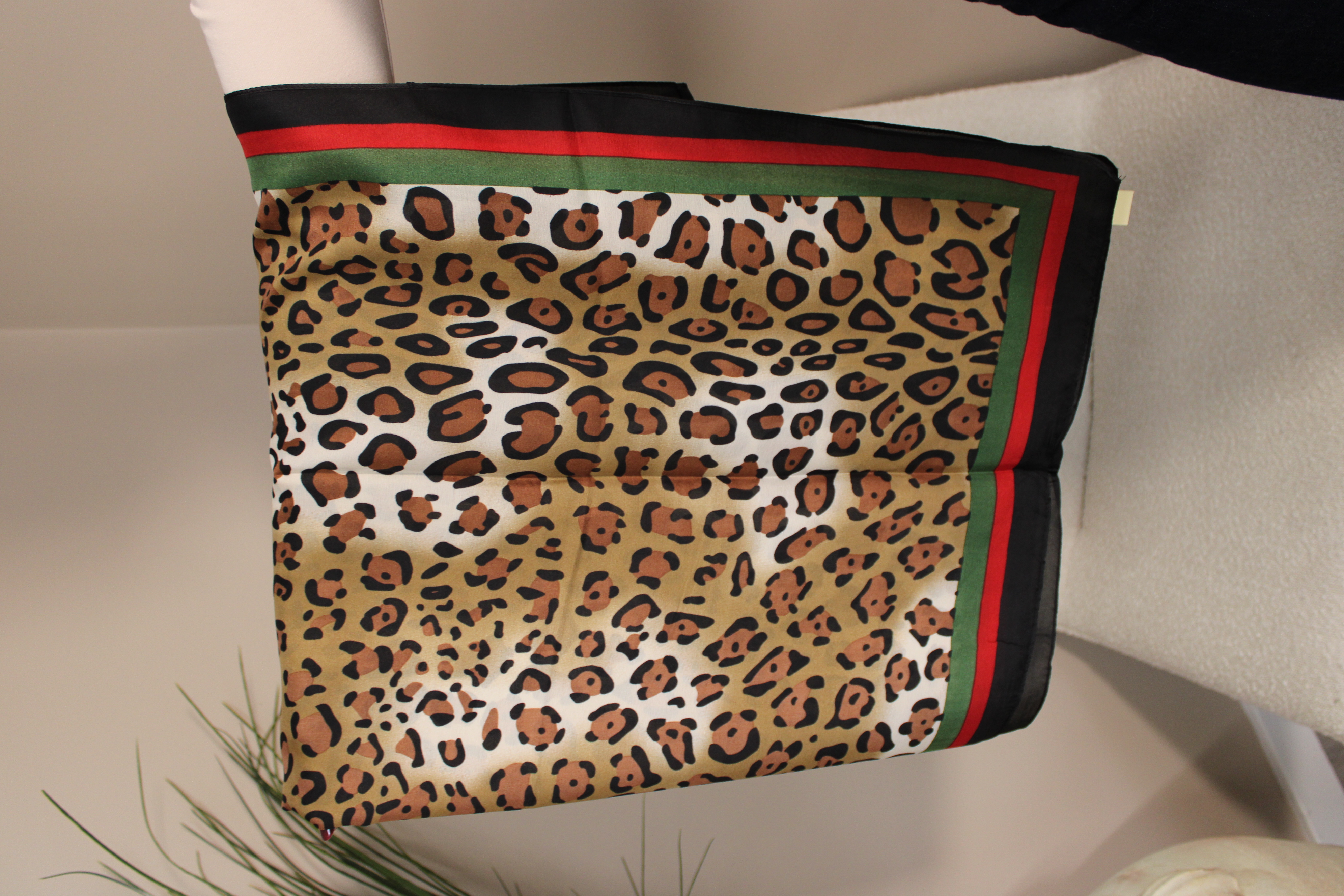 Knightsbridge Animal Print Silk Scarf