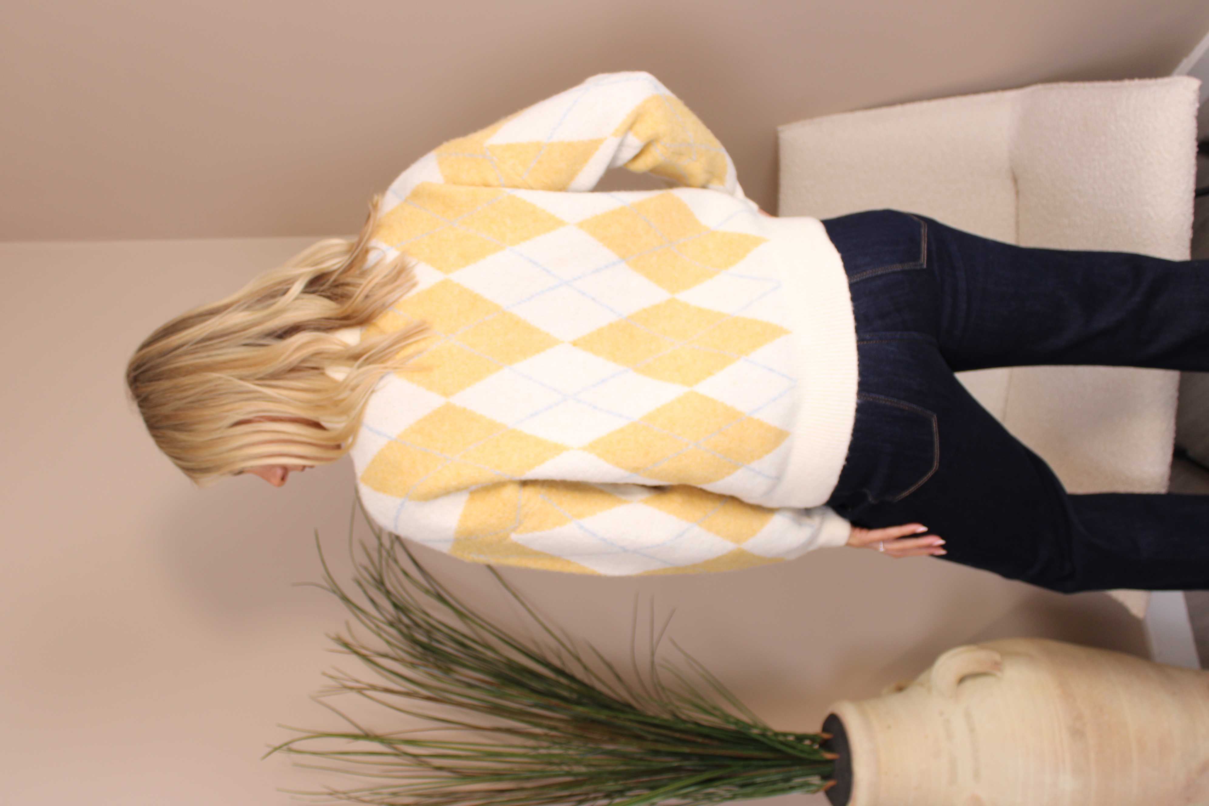 Princeton Button Neck Jumper