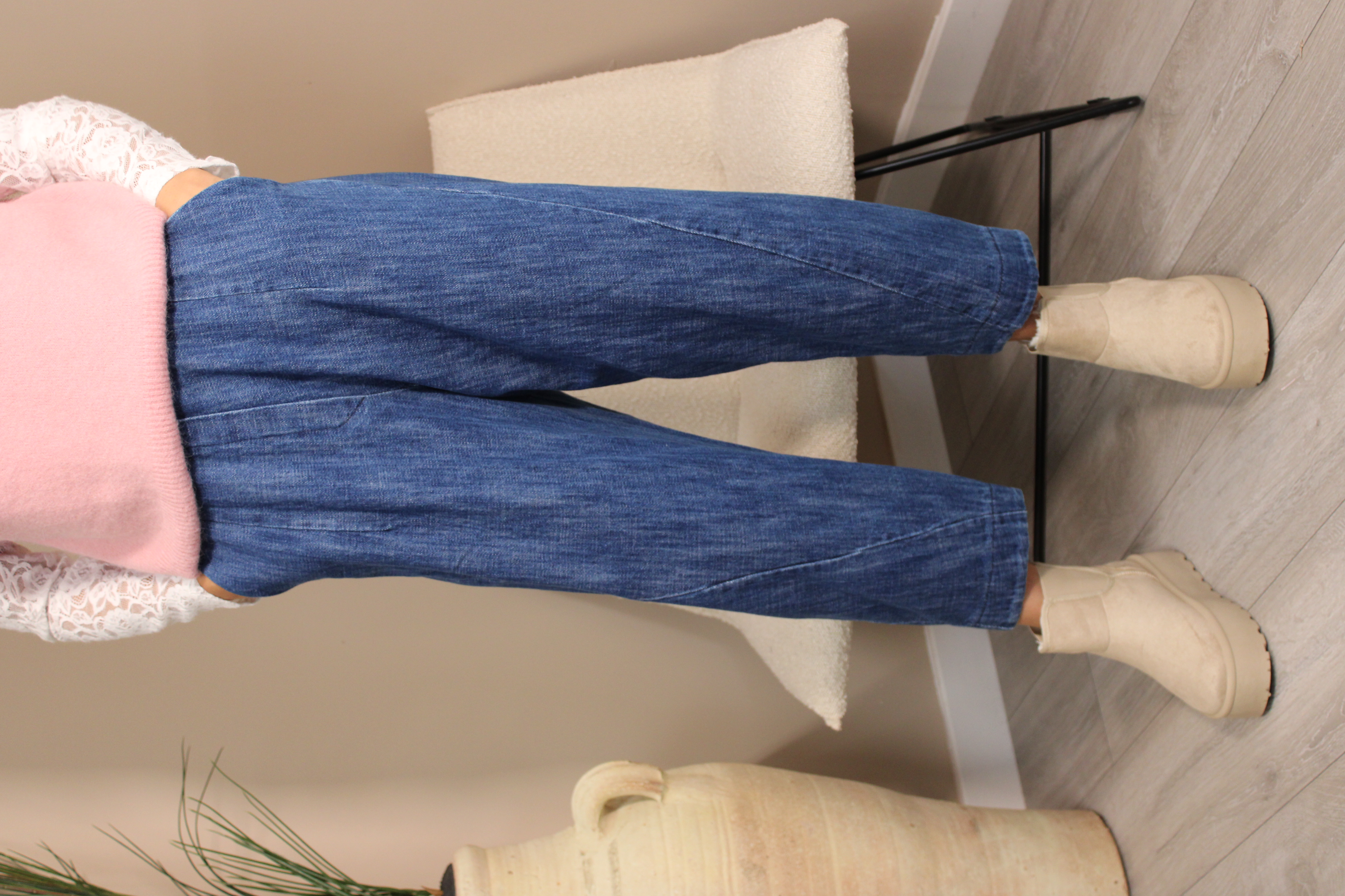 Bromley Denim Cocoon Trousers