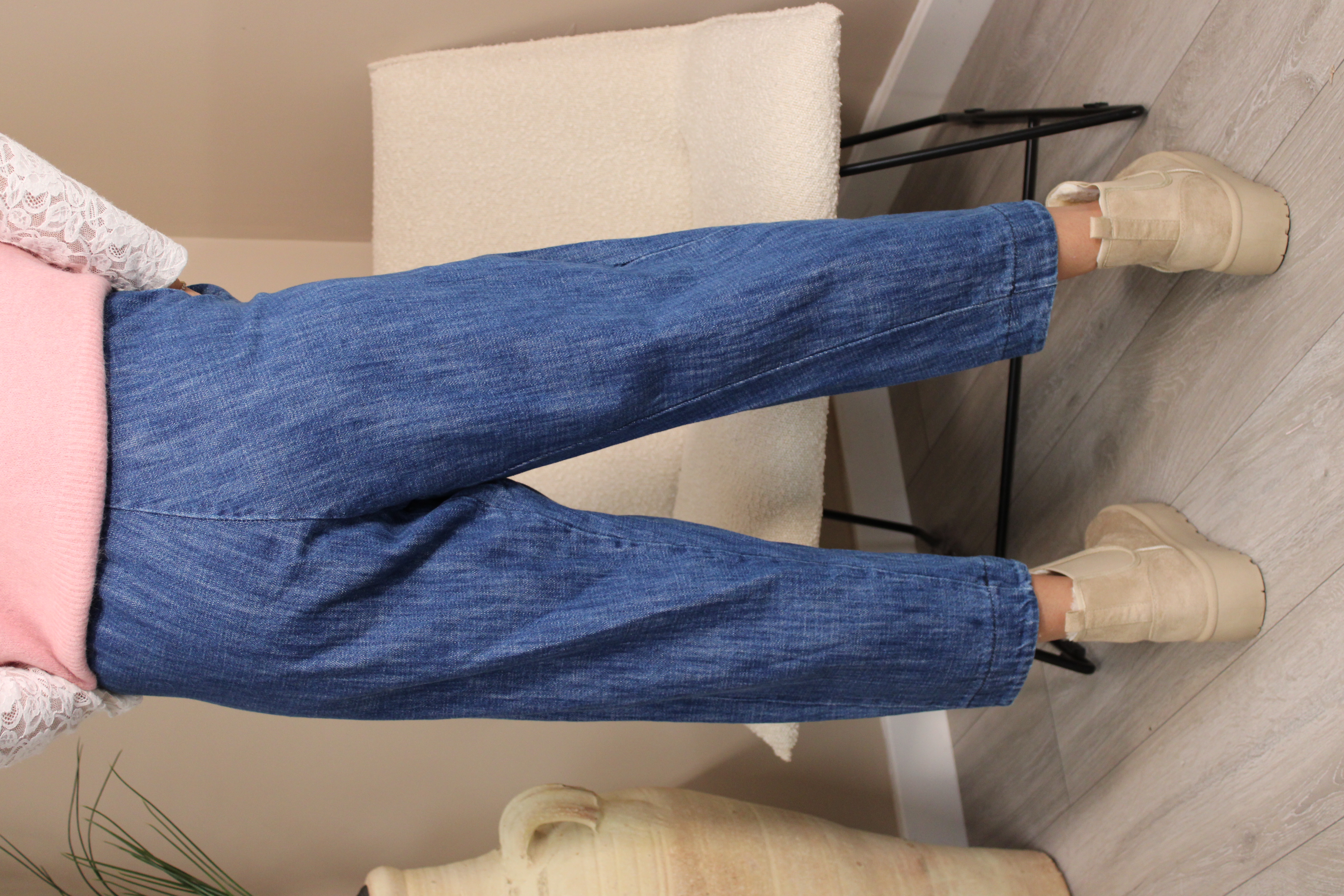 Bromley Denim Cocoon Trousers