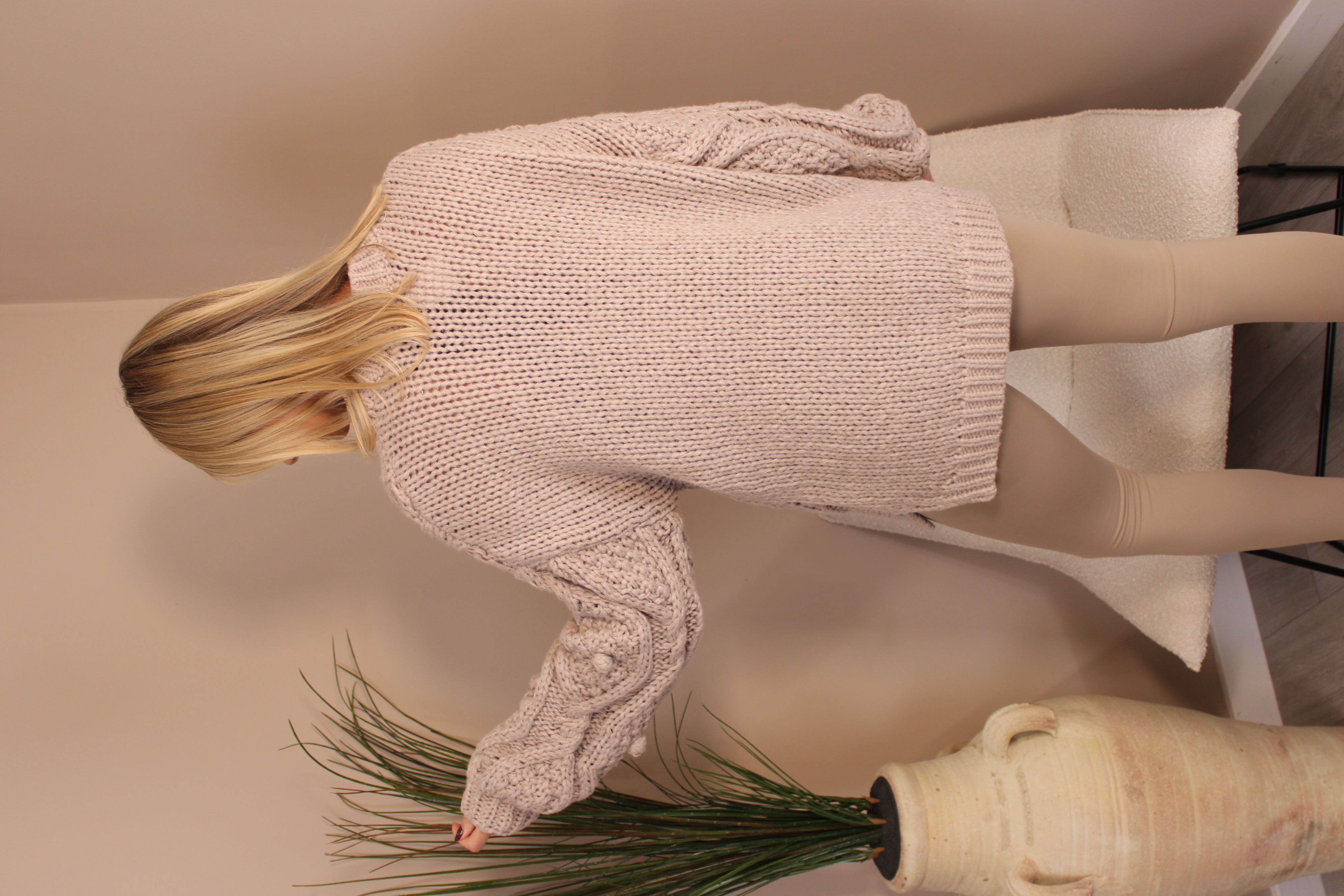 St Moritz Pom Pom Knit